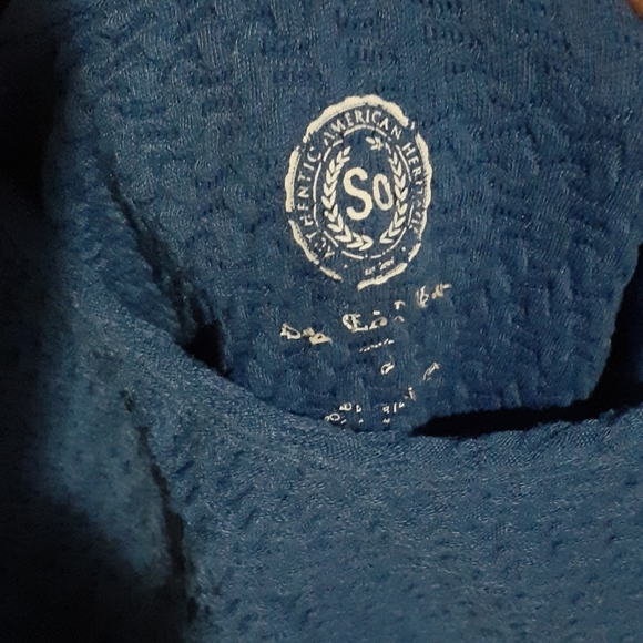 Blue Half Sleeve Dress - Picture 4 of 4